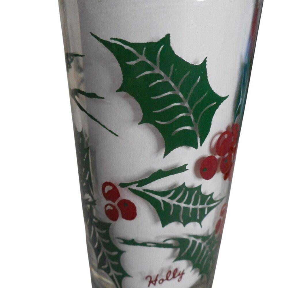 MCM Peanut Butter Drinking Juice Glass Tumbler Holly Estate find 5" #12